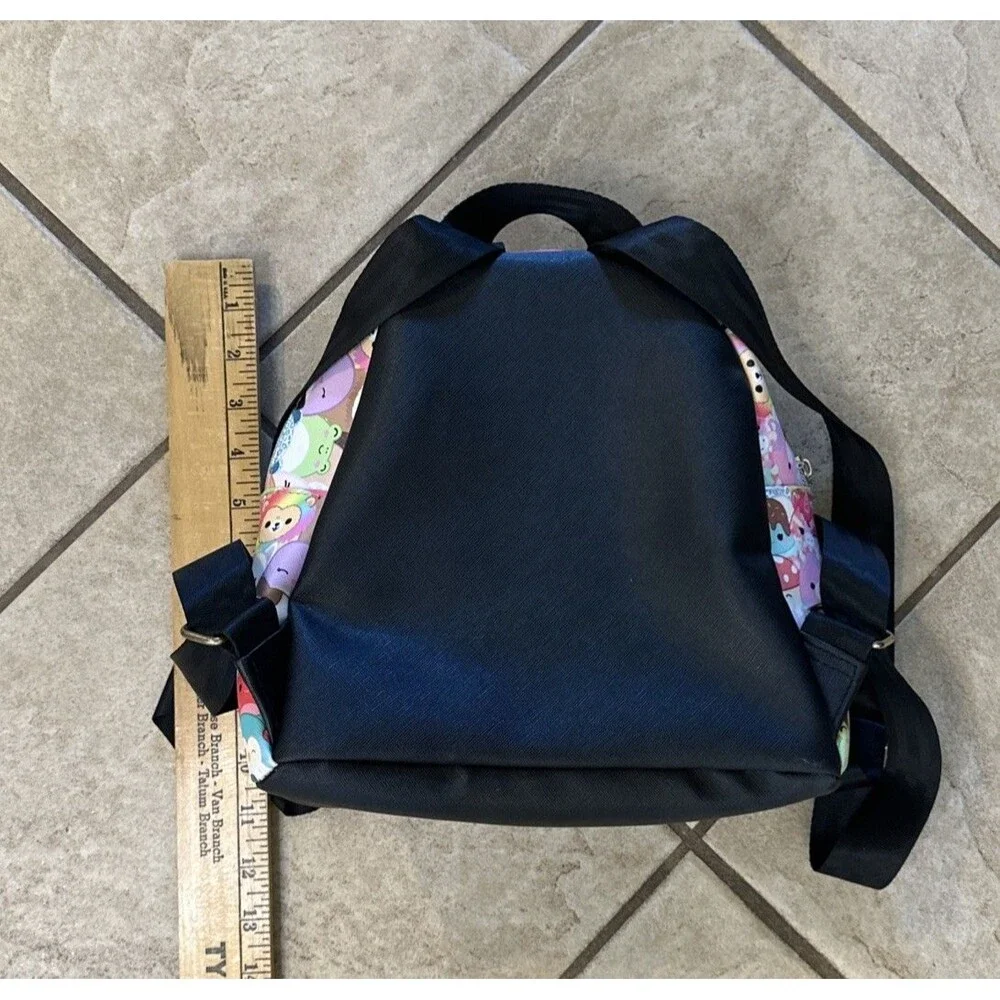 Squishmallows Mini Backpack All Over Print Metal Logo Plate NWOT Kellytoy